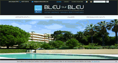 Desktop Screenshot of agencebleusurbleu.com